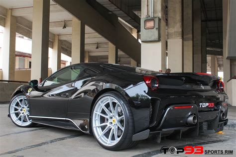 Ferrari 488 Pista Black BC Forged HCA382 Wheel | Wheel Front