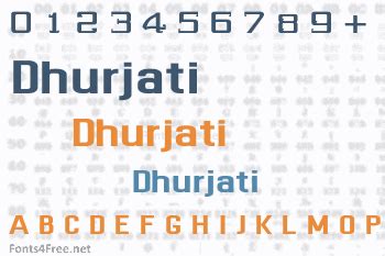 Dhurjati Font Download - Fonts4Free