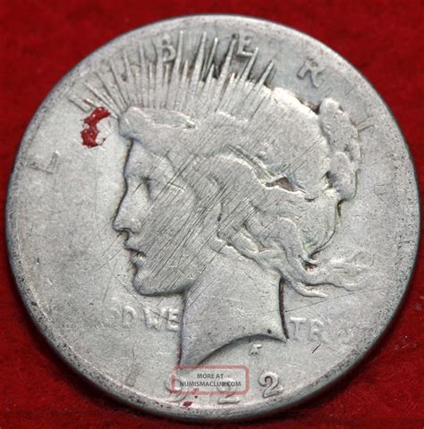 1922 - S Silver Peace Dollar