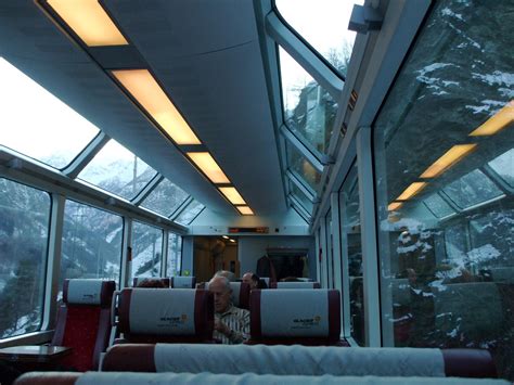 Glacier Express first class interior | Slowly ascending from… | Flickr