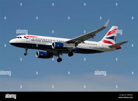 British Airways Airbus A320 passenger jet plane with sharklets ...