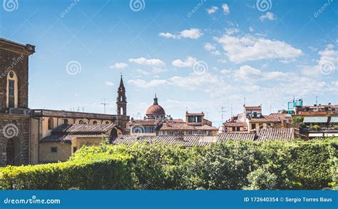 Views of the Firenze Skyline from the Boboli Gardens Editorial Stock ...