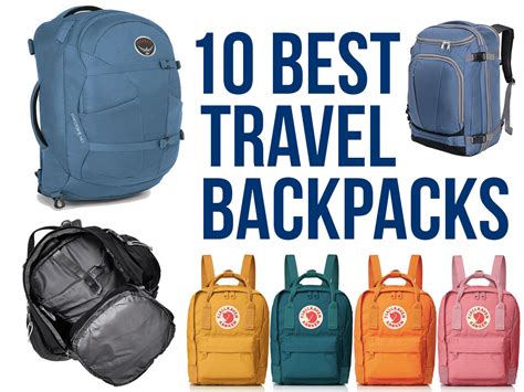 10 Best Travel Backpacks: Best Carry On Travel Backpacks & Daypacks for ...