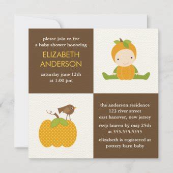 Autumn Baby Shower Invitations | Zazzle