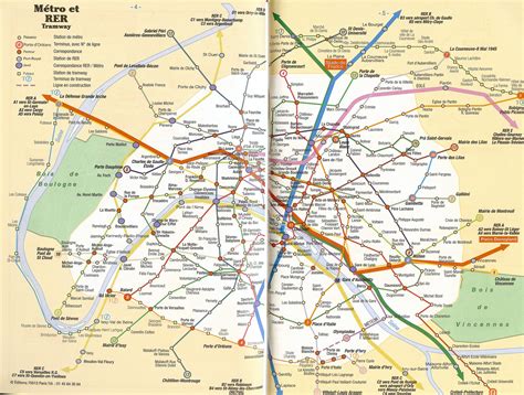 Large scale metro map of Paris city. Paris large scale metro map | Vidiani.com | Maps of all ...