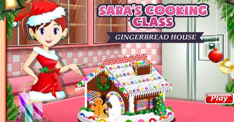 Sara's Cooking Class: Gingerbread House - Play Online at GoGy Games