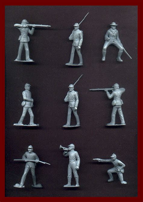 MARX Toy Soldiers - Reissued Gray Civil War Army Figures – ATS TOY SOLDIERS