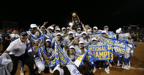 UCLA Bruins Win NCAA Softball Title on Walk-off Single, 5-4 - Bruins Nation