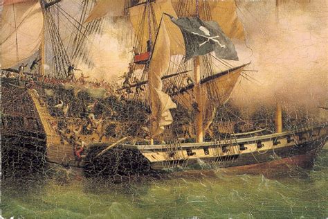 File:Painting of a pirate ship (after 1852), after Ambroise Louis ...