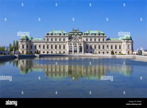 The Belvedere Palace in Vienna Austria Stock Photo - Alamy