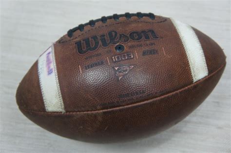 Wilson GST 1003 Leather NCAA Collegiate Oberlin College Football Used ...