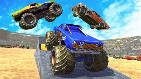 Demolition Monster Truck Derby Car Crash Stunt Destruction Simulator ...