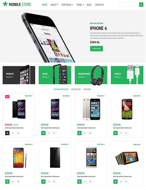 5 Mobile Store WooCommerce Themes & Templates