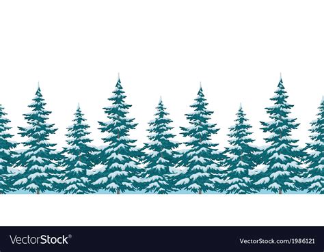 Seamless background christmas trees Royalty Free Vector