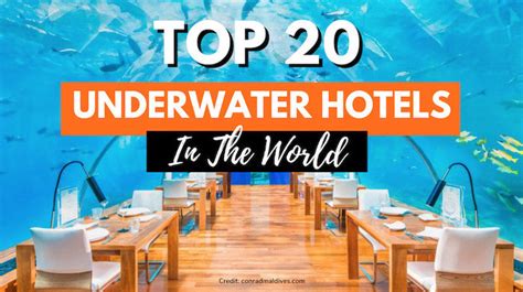 15 Best Underwater Hotels In The World For An Unforgettable Stay ...