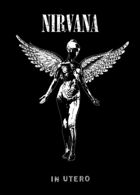 Nirvana In Utero - Music – Poster | Canvas Wall Art Print - Violetteee