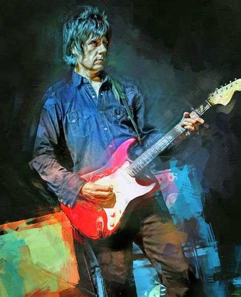 John Squire Guitarist and Artist Mixed Media by Mal Bray - Fine Art America