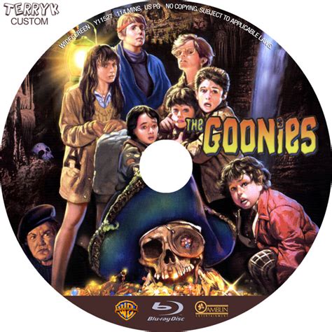 The Goonies Blu-Ray DVD Label (1985)