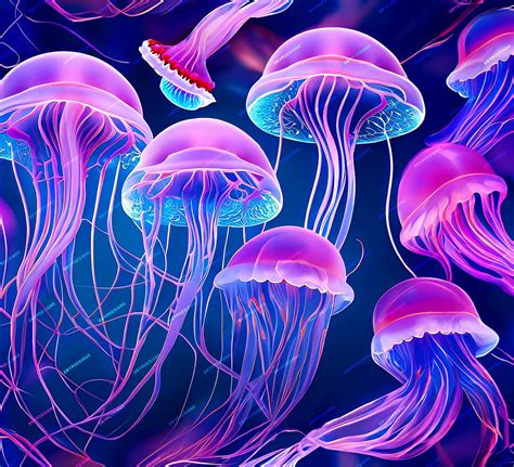 Rainbow Glow Jellyfish