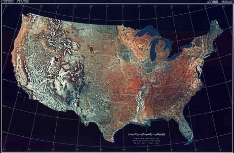 United States from space. | Infographics & Geekery | Pinterest