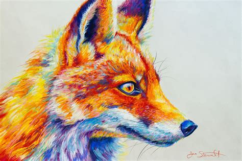 One Who Runs (red fox) LIMITED EDITION 50 Signed Giclee Fine Art Print by Jen Starwalt | Soft ...