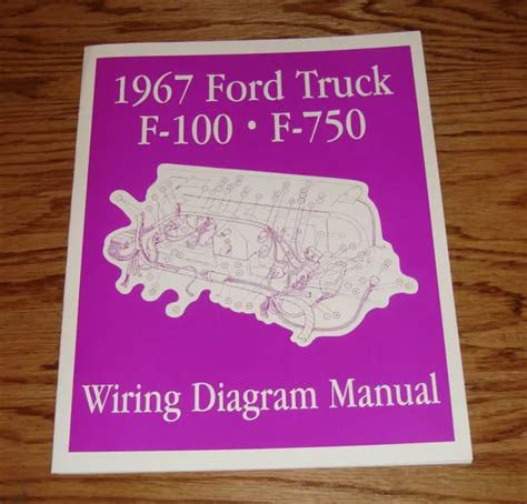 1967 FORD TRUCK F-100 - F-750 Wiring Diagram Manual Brochure 67 $11.00 - PicClick