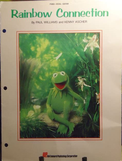 Muppets - Rainbow Connection - Paul Williams - 1979 - Jim Henson - Sheet Music | Muppets ...