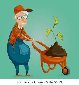 Cartoon Old Farmer Stock Vectors, Images & Vector Art | Shutterstock