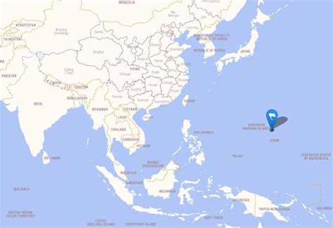 Northern Mariana Islands Map