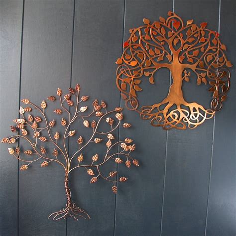 Copper Wire Tree Of Life Wall Art By London Garden Trading ...