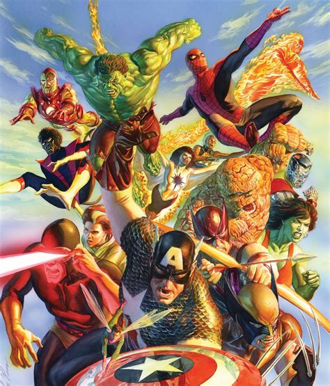 Alex Ross on Twitter | Marvel comics artwork, Marvel comics art, Marvel ...