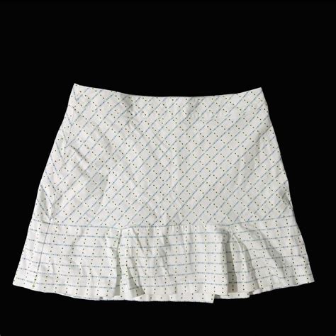 SHOP CLOSED Patterned tennis / golf mini skirt with... - Depop