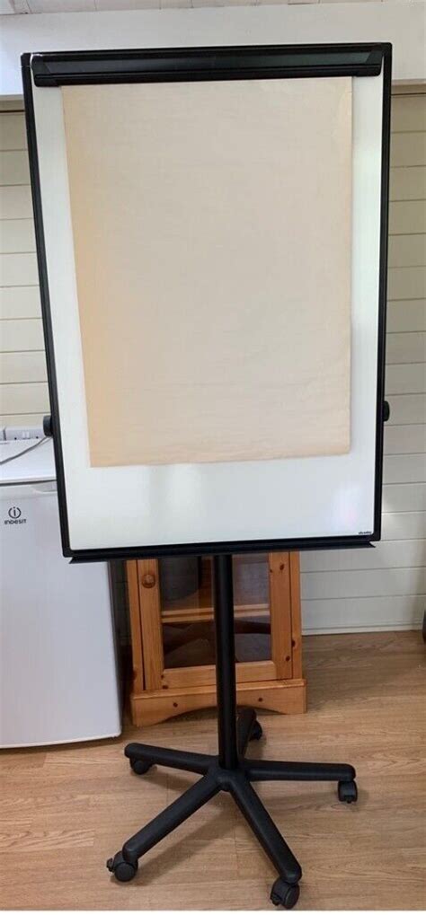 SOLD Whiteboard & Flipchart Easel on Wheels with 4 extra pads | in Coalville, Leicestershire ...