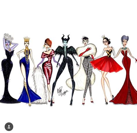 Disney Villain Fashionistas | By Alex Phippen | Disney princess fashion, Disney villain costumes ...