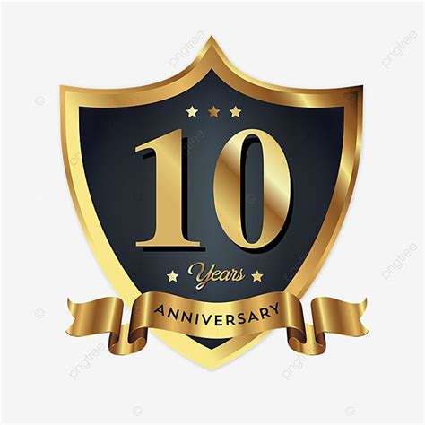 10th Anniversary Badge Logo Icon, Logo Icons, Badge Icons, Badge Clipart PNG and Vector with ...