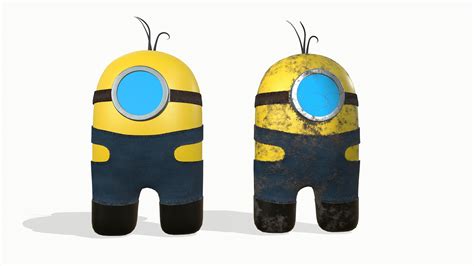 3D model Among Us in the style of Minion | CGTrader