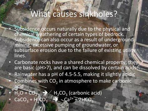 PPT - Sinkholes PowerPoint Presentation - ID:2343092