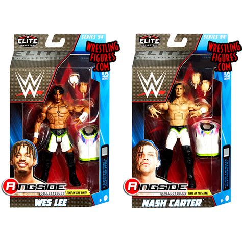 Package Deal - (Set of 2) MSK (Wes Lee & Nash Carter) - WWE Elite 94 WWE Toy Wrestling Action ...