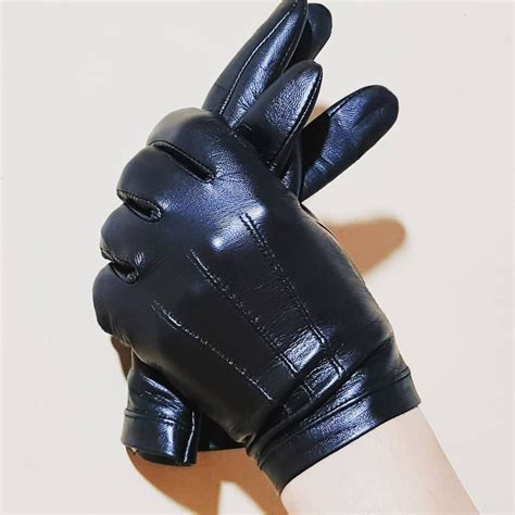 Leather Gloves, Leather Men, Black Leather Dresses, No Straps, Dress ...