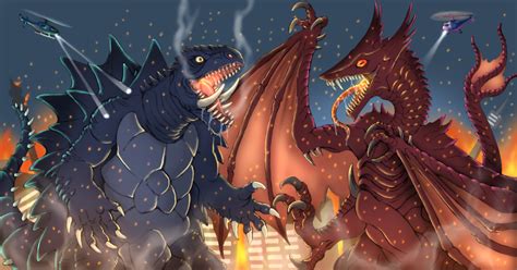 Gamera Vs Gyaos by JSochart on DeviantArt Godzilla, Tartaruga Gigante, Fanart, Arte De Monstro ...