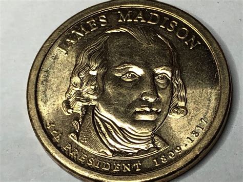 2007 James Madison Presidential Dollar US Mint Coin - Etsy