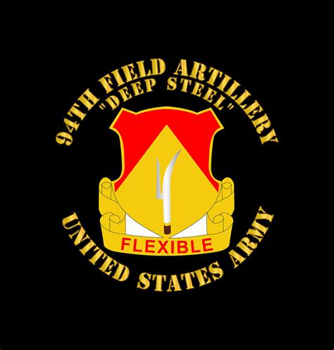 Army - 94th Field Artillery Regiment - Deep Steel Digital Art by Tom ...