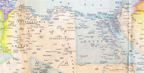 Maps of Egypt & Libya