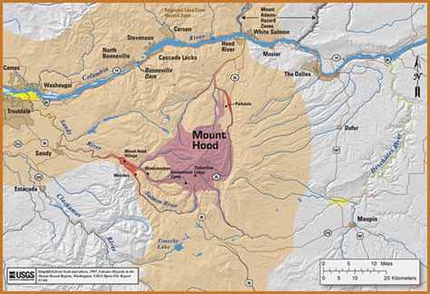 Volcano Hazard Maps | Pacific Northwest Seismic Network