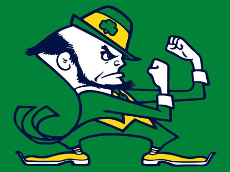 Notre Dame Fighting Irish Leprechaun darwing free image download