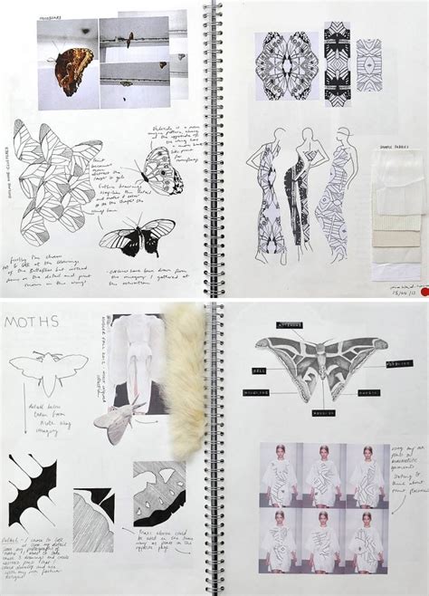 Textiles and Fashion Design Sketchbooks – 18 Inspirational Examples