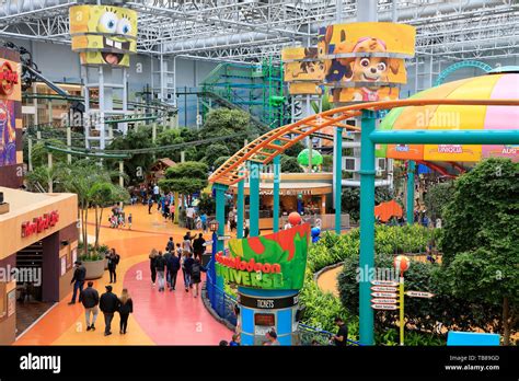 Nickelodeon Universe theme park inside of Mall of America.Bloomington ...