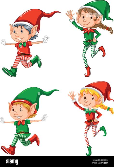 Set of elf character Stock Vector Image & Art - Alamy