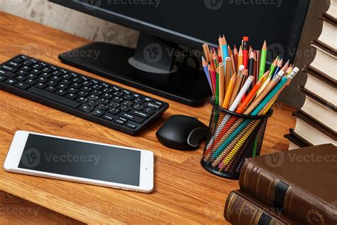 Desk Accessories Stock Photos, Images and Backgrounds for Free Download