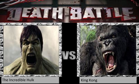 CGD64 Death Battle Incredible Hulk vs King Kong by CrazyGamerDragon64 ...